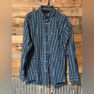 Rafter C Men’s Western Cowboy Button-Up Shirt Size L